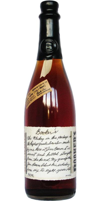 Booker's 06 + 3 months  126.7 Proof
