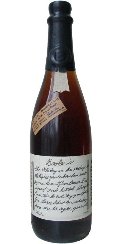 Booker's 06 + 7 months  124.9 Proof