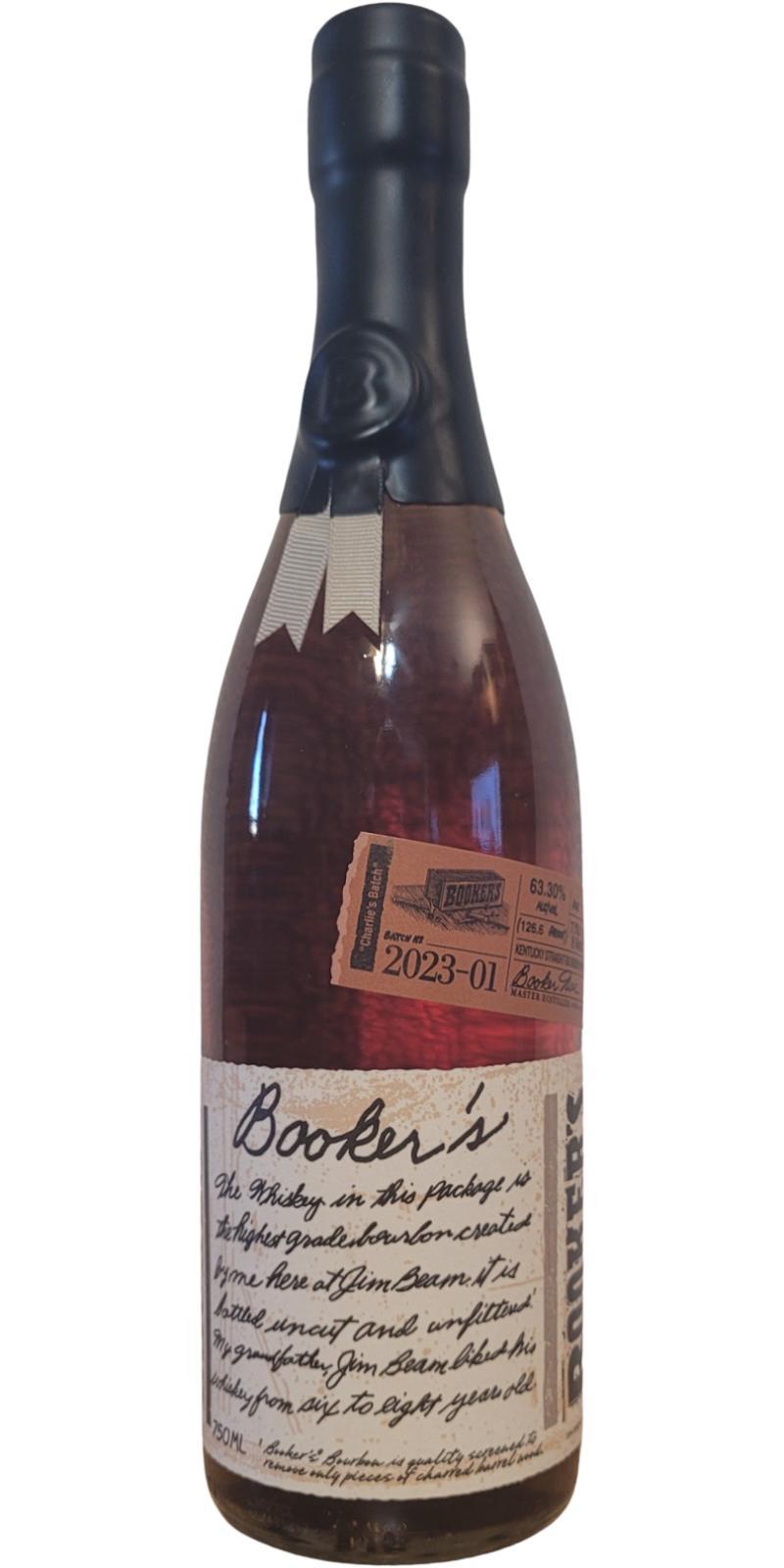 Booker's 07 + 1 month  Charlie's Batch