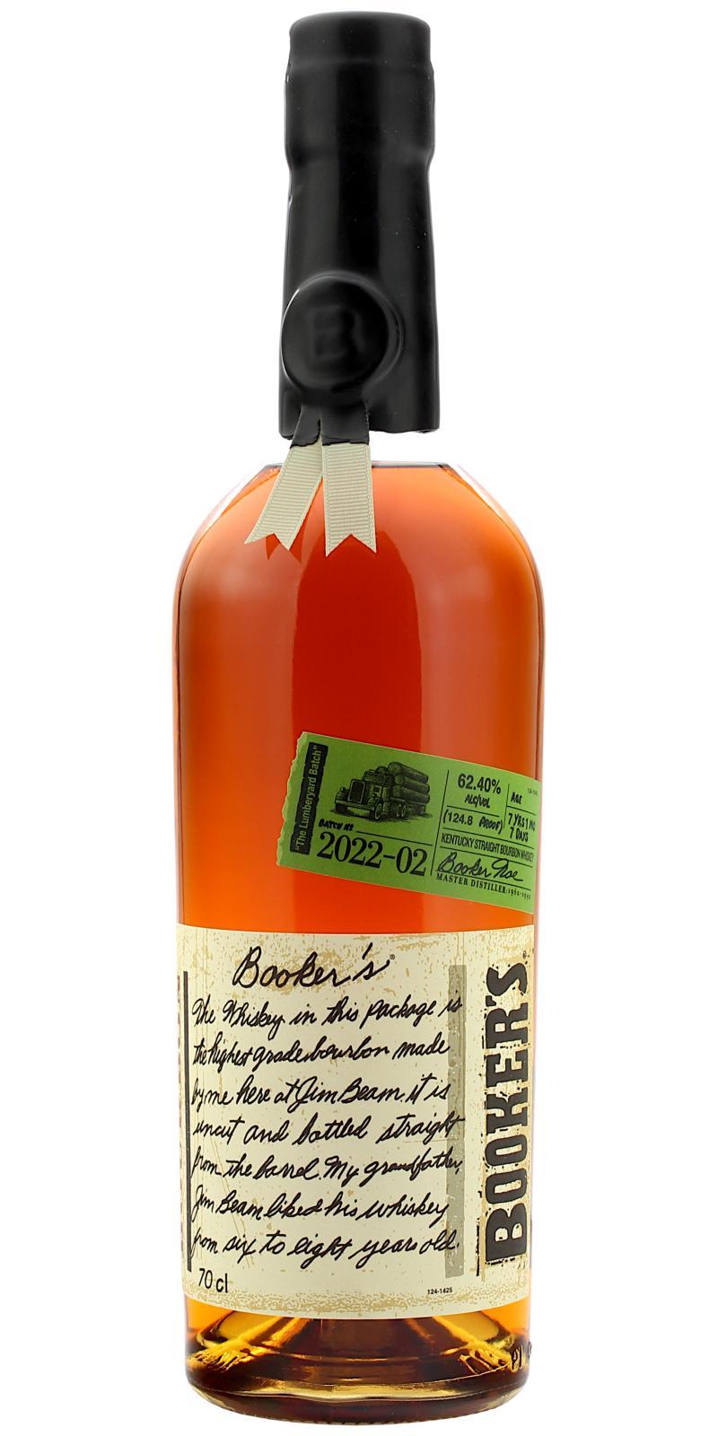 Booker's 07 + 1 month + 7 days   The Lumberyard Batch