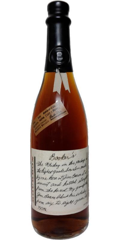 Booker's 07 + 3 months  127.1 Proof