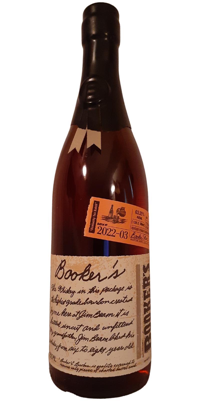 Booker's 07 + 4 months + 14 days  Kentucky Tea Batch