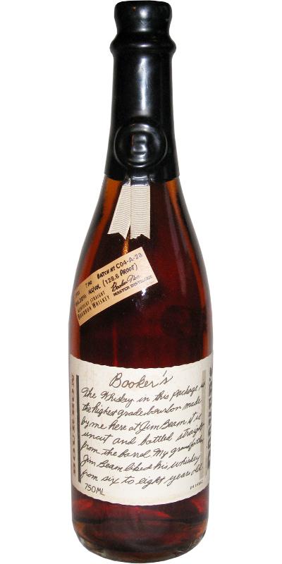 Booker's 07 + 7 months  128.6 Proof