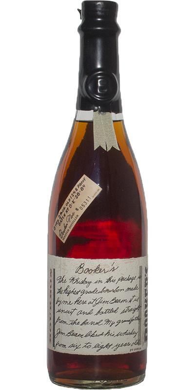 Booker's 08 + 2 months  124.6 Proof
