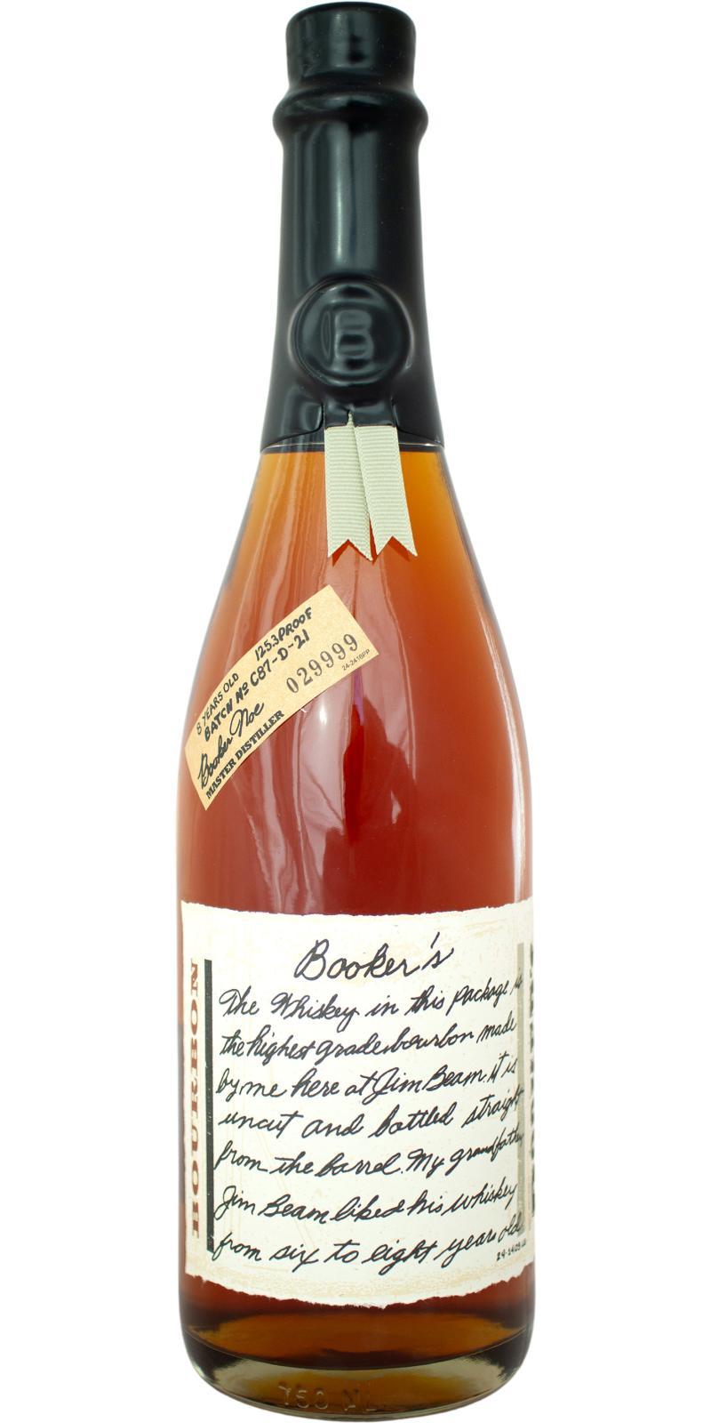 Booker's 08-year-old  125.3 Proof