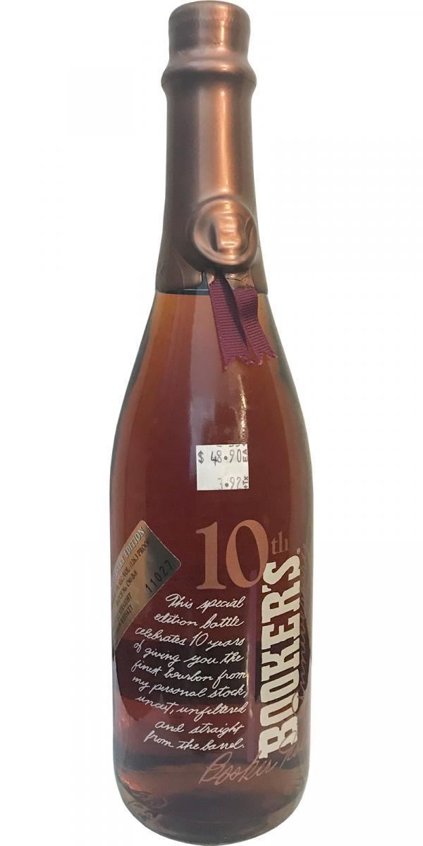 Booker's 08-year-old  10th Anniversary Edition
