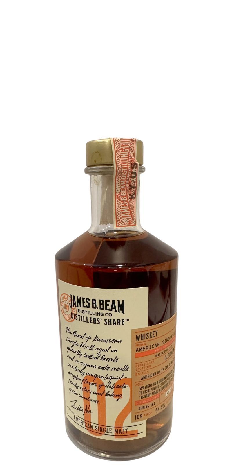 Jim Beam 03-year-old  Distillers' Share - American Single Malt