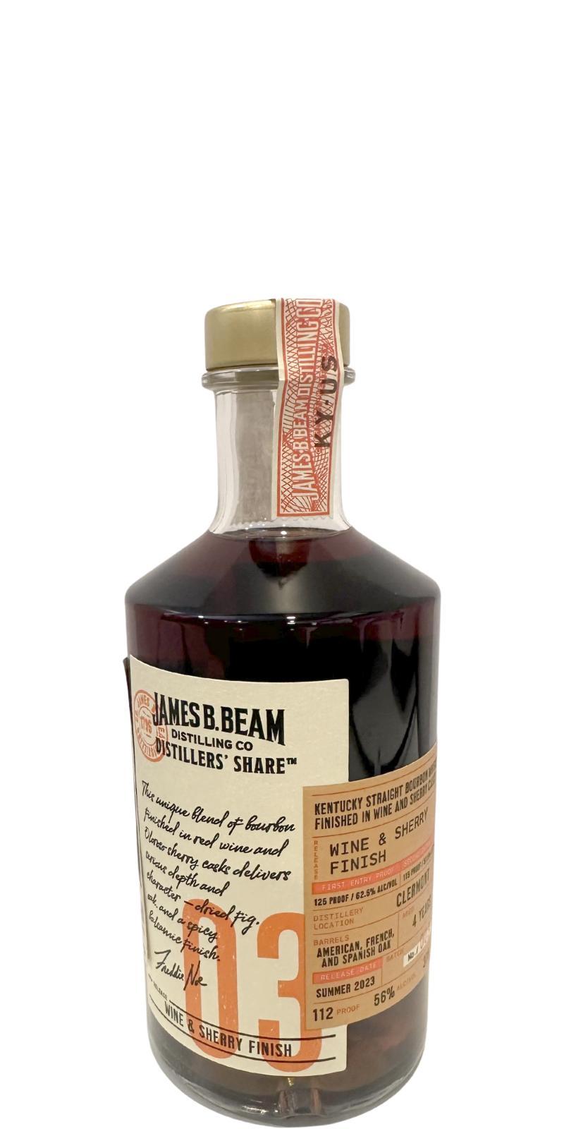Jim Beam 04-year-old  Distillers' Share - Wine & Sherry Finish