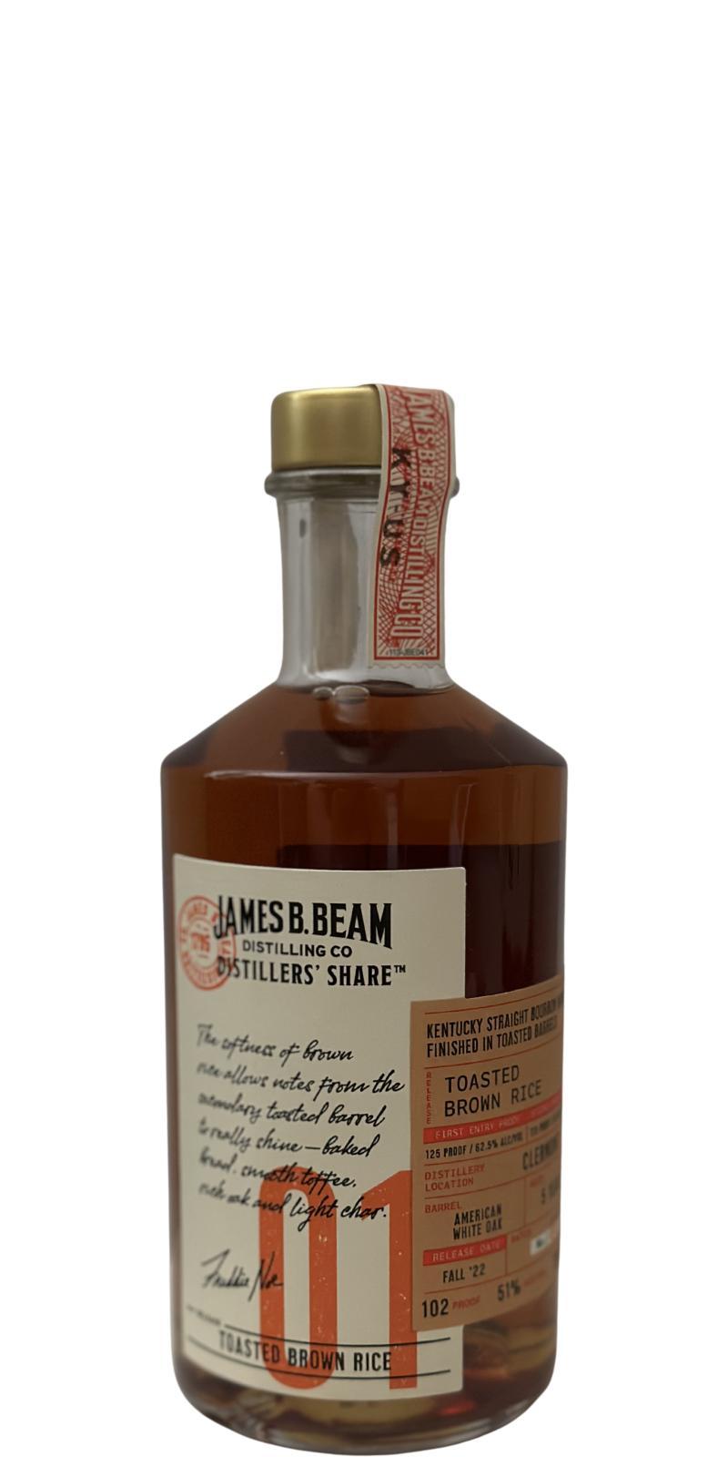Jim Beam 05-year-old  Distillers' Share - Toasted Brown Rice