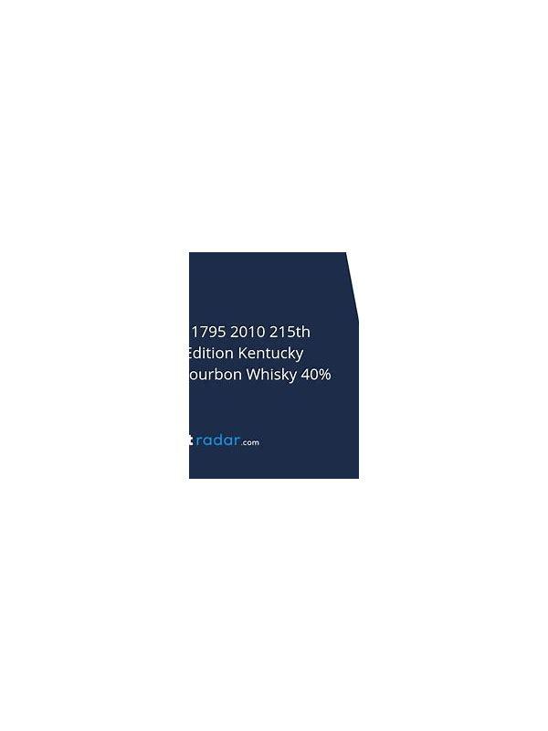 Jim Beam 1795-2010 - 215th Birthday Edition  Kentucky Straight Bourbon Whiskey