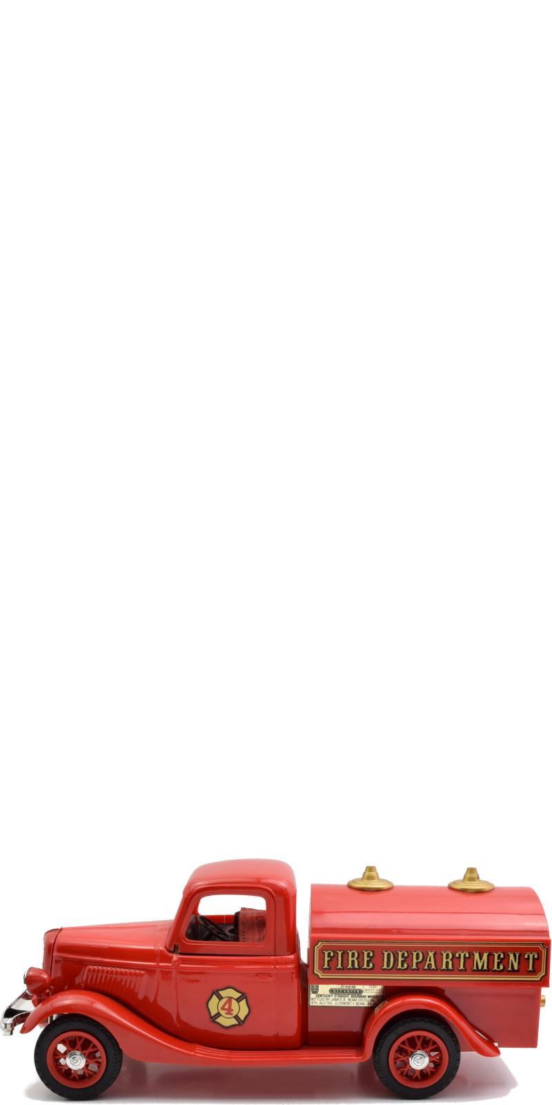 Jim Beam Fire Department 4 Decanter  100 Months Old