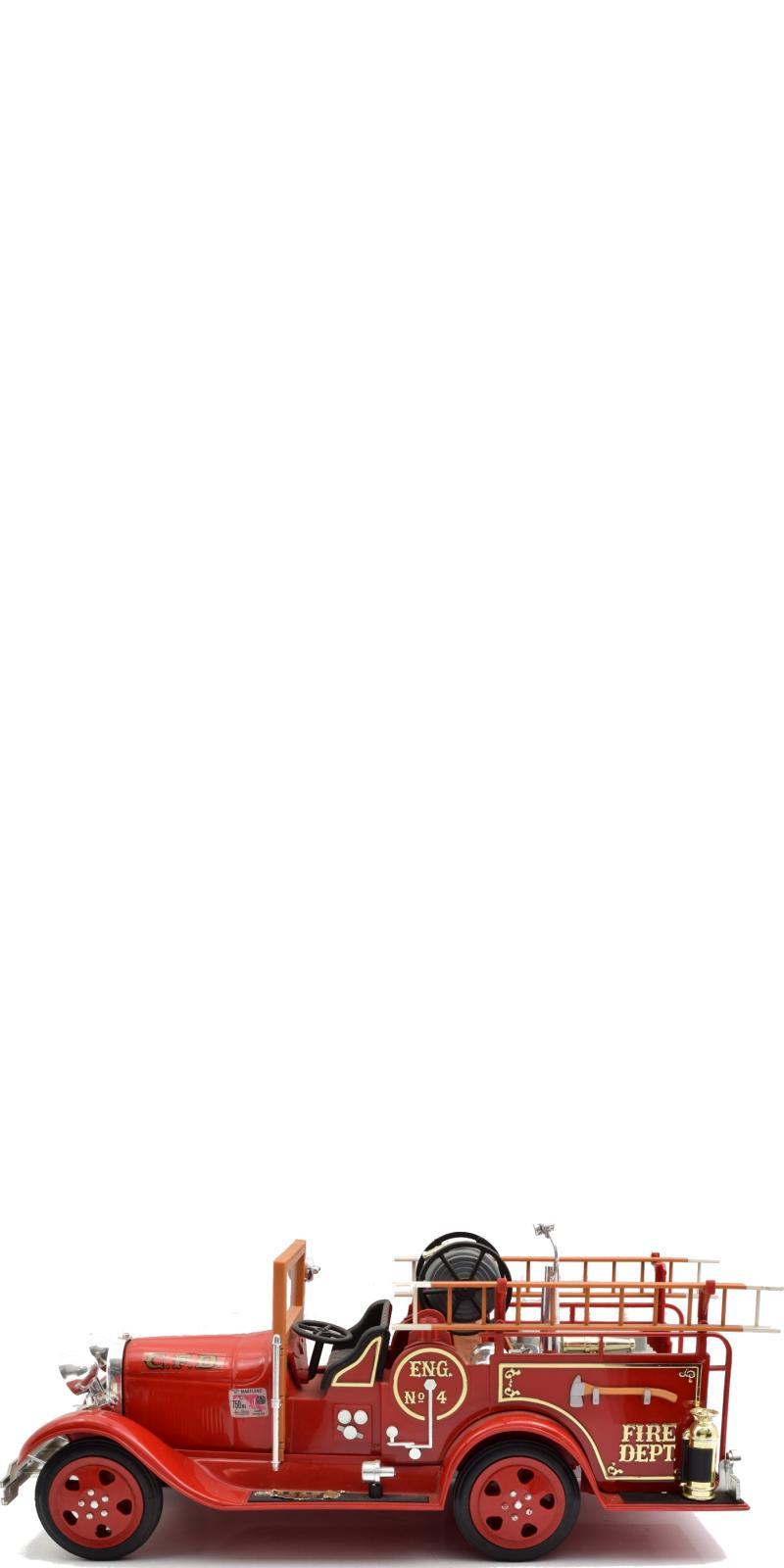 Jim Beam Fire Truck Decanter  100 Months Old