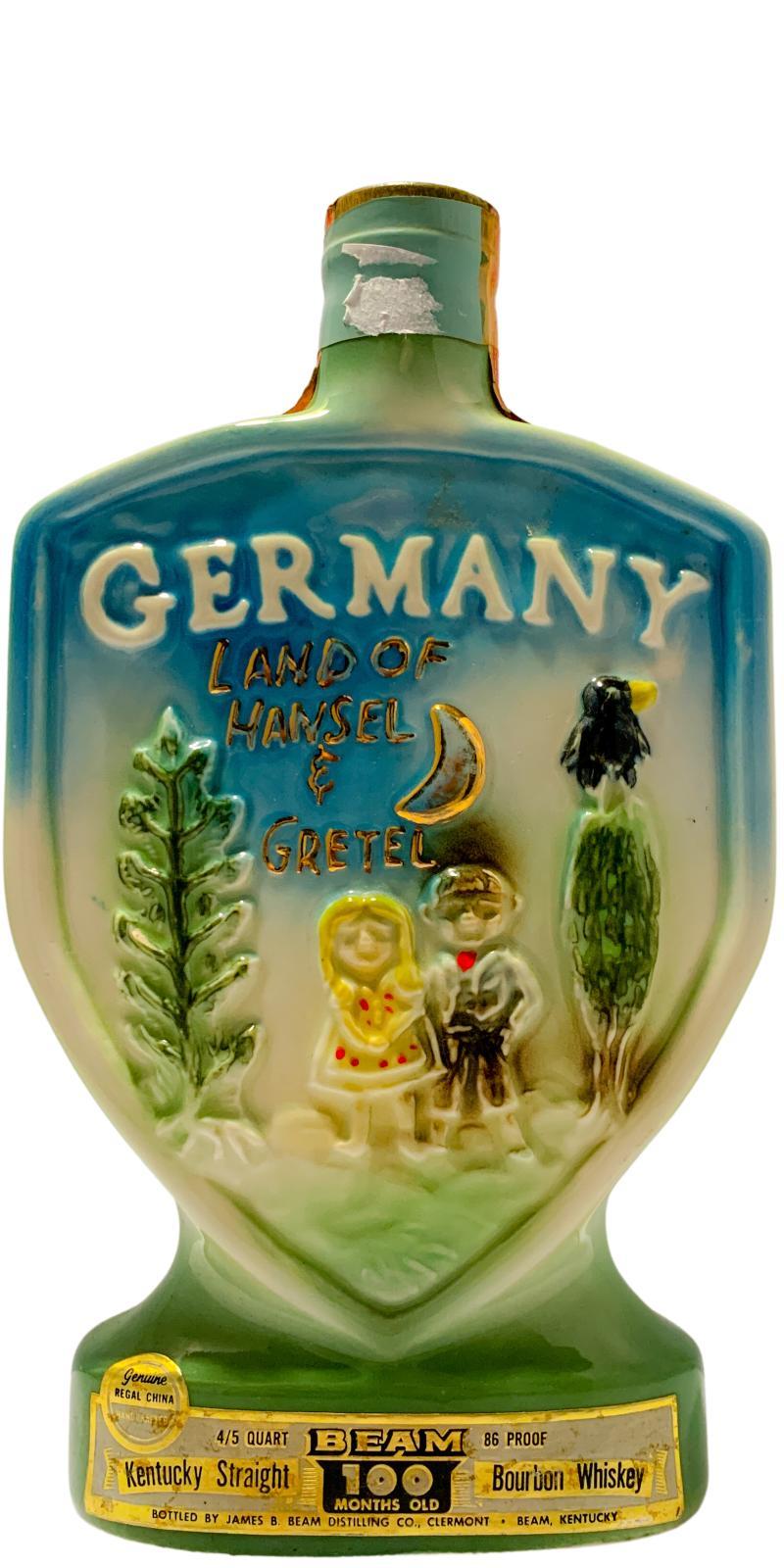 Jim Beam Germany Land of Hansel & Gretel Decanter  100 Months Old