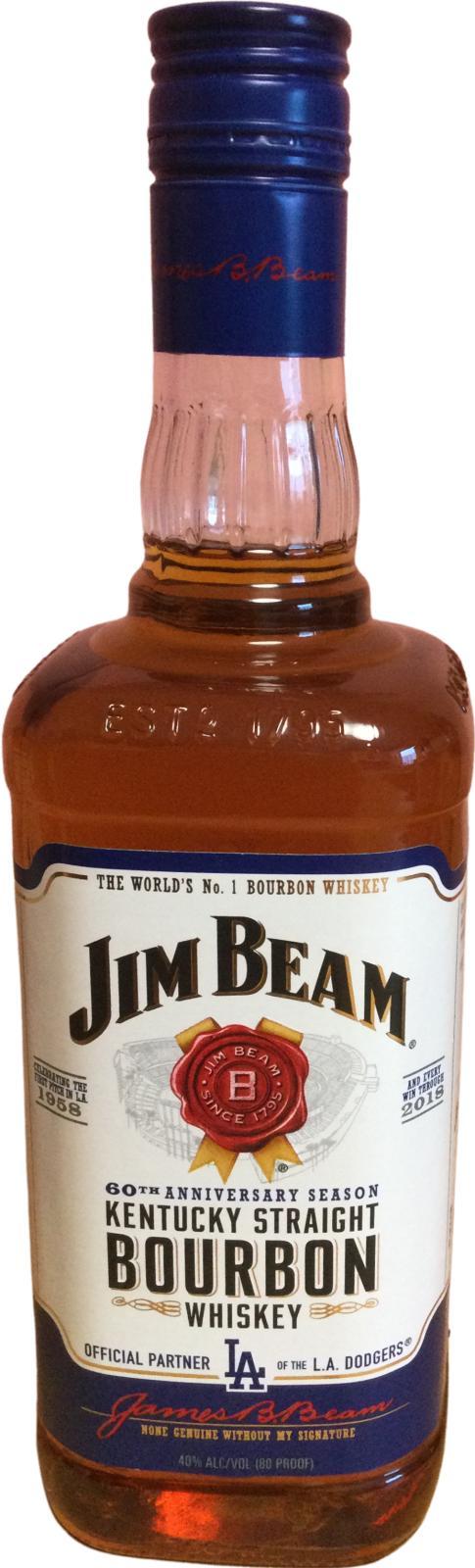 Jim Beam L.A.Dodgers  60th Anniversary