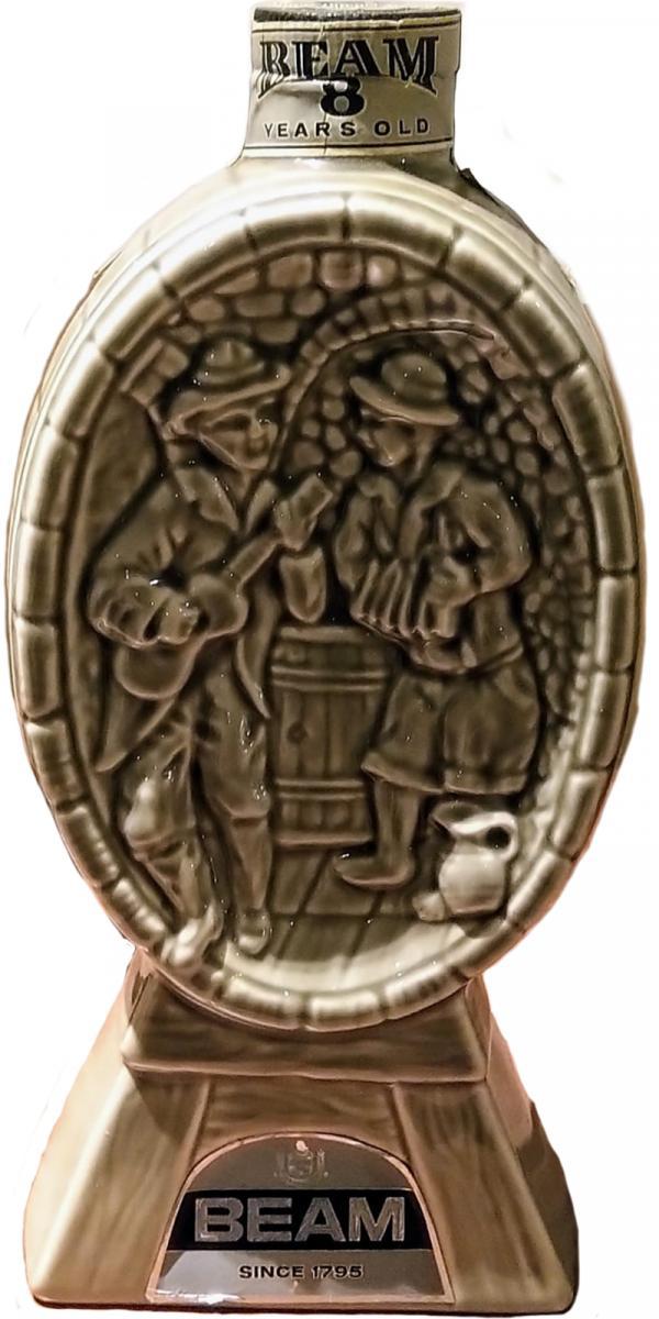 Jim Beam Minstrels Decanter  Ceramic Decanter