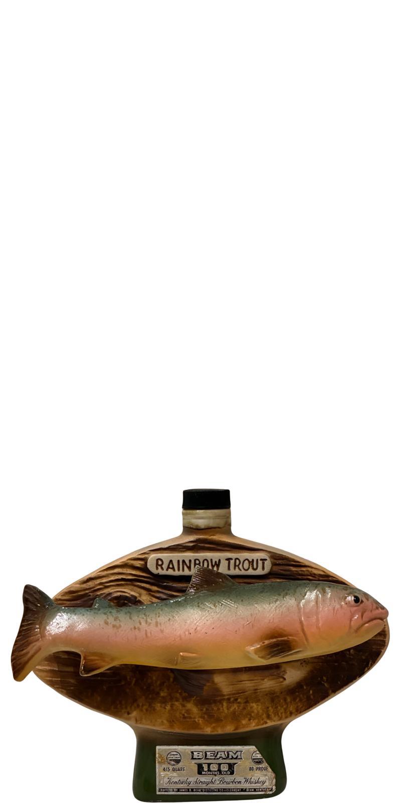 Jim Beam Rainbow Trout  Kentucky Straight Bourbon Whiskey