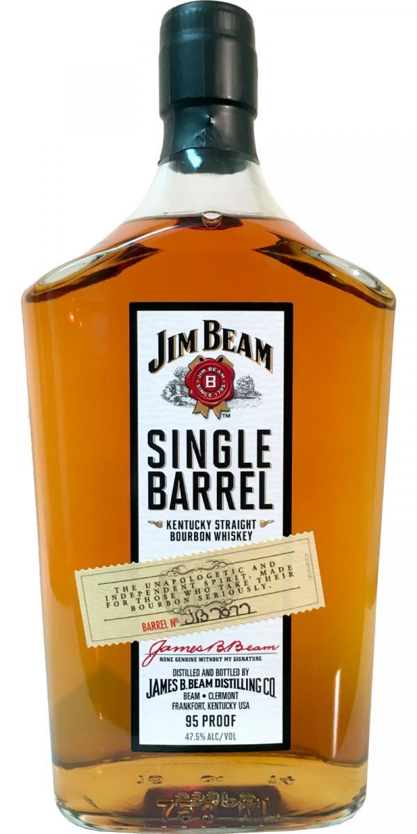 Jim Beam Single Barrel  Kentucky Straight Bourbon Whiskey