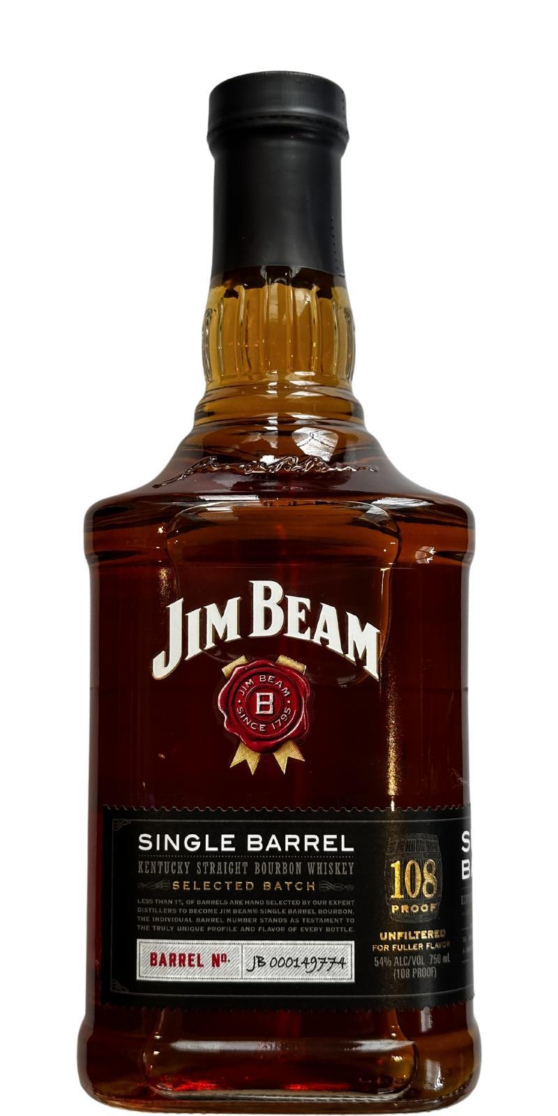 Jim Beam Single Barrel  108 Proof
