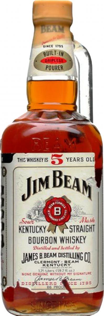 Jim Beam White Label  White label for export