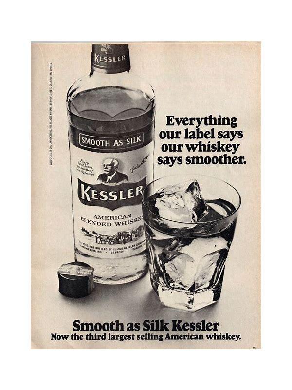 Kessler Smooth As Silk  American Blended Whiskey