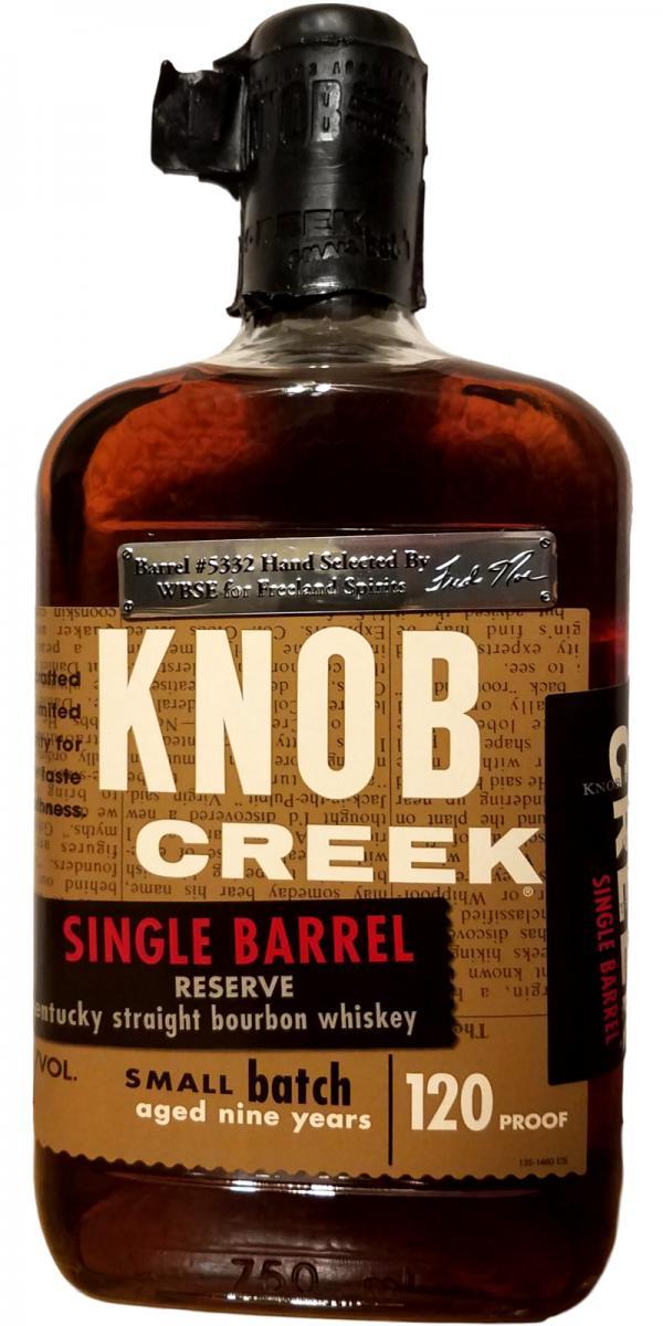 Knob Creek 09-year-old  Single Barrel Reserve