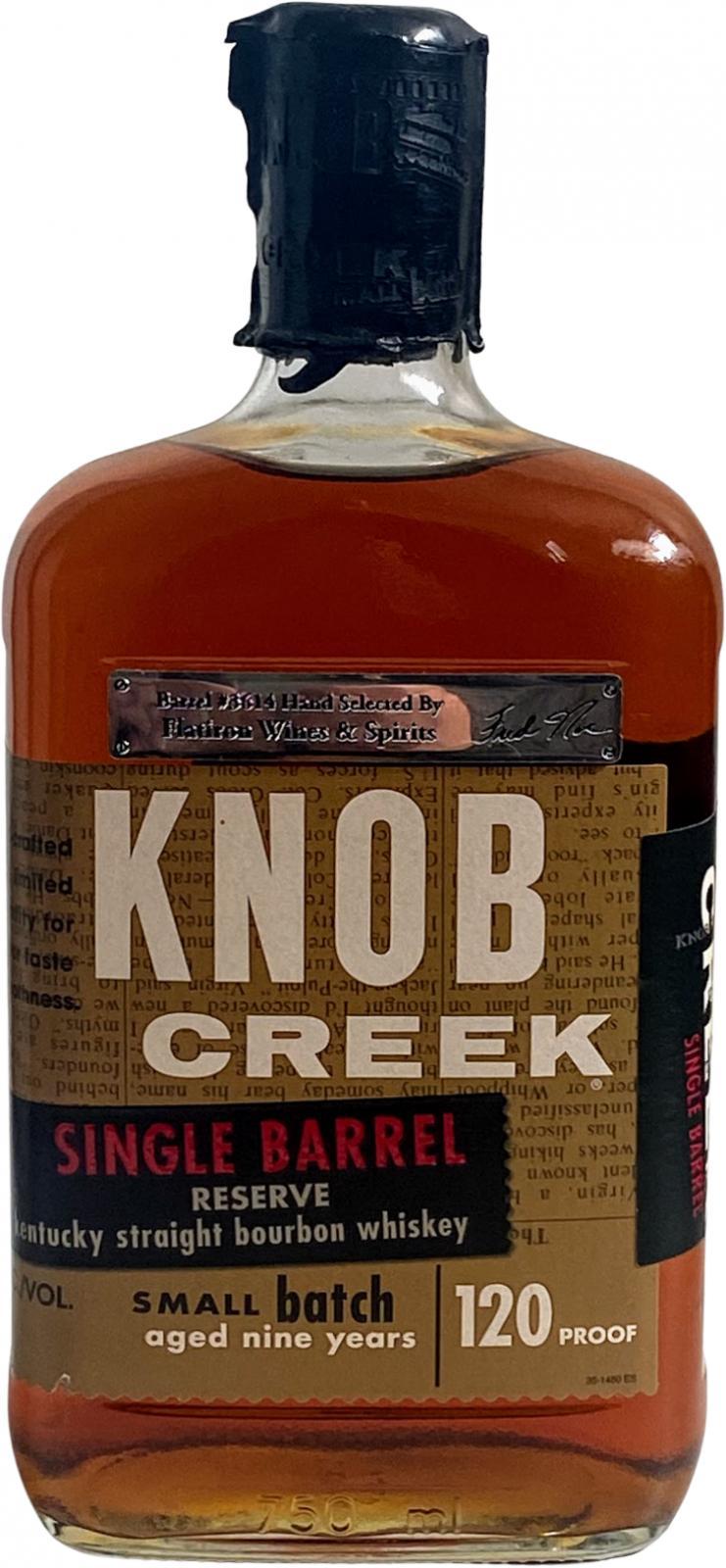 Knob Creek 09-year-old  Single Barrel Reserve