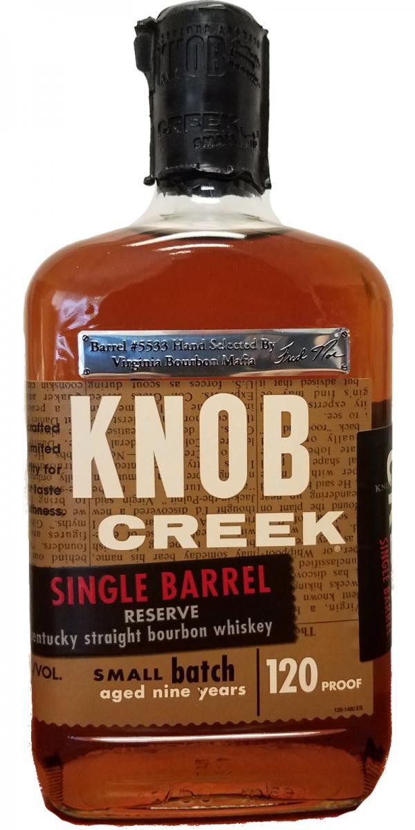 Knob Creek 09-year-old  Single Barrel Reserve
