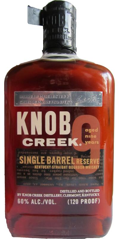 Knob Creek 09-year-old  Single Barrel Reserve