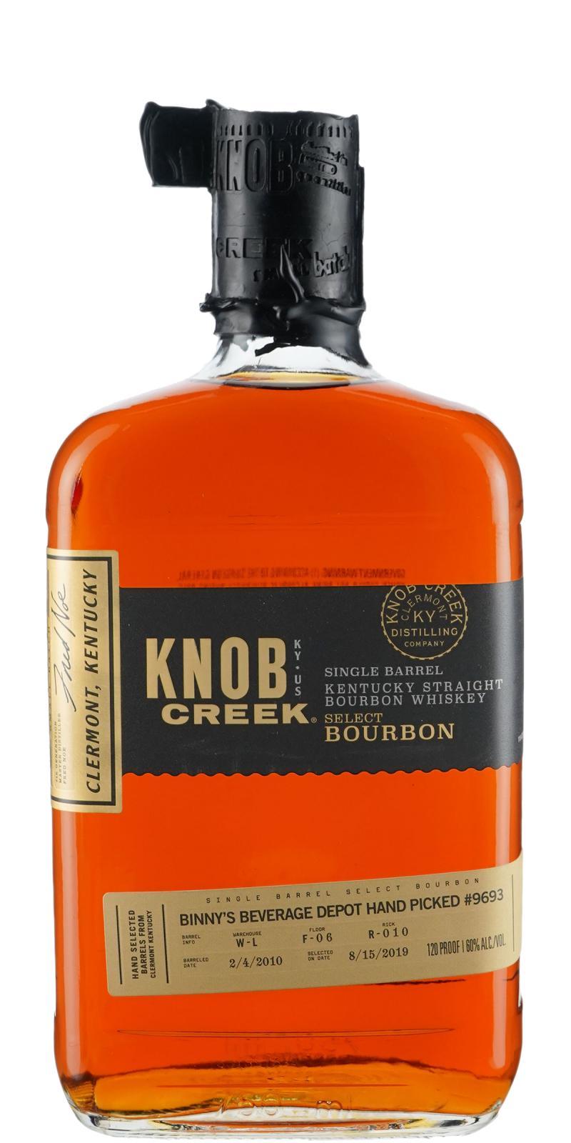 Knob Creek 2010  Single Barrel Select Bourbon
