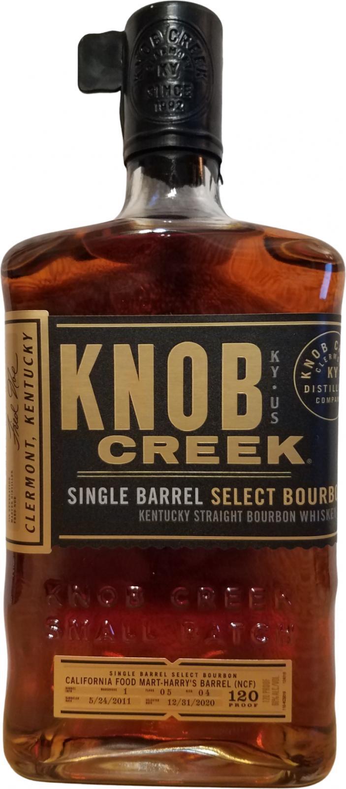 Knob Creek 2011  Single Barrel Select Bourbon