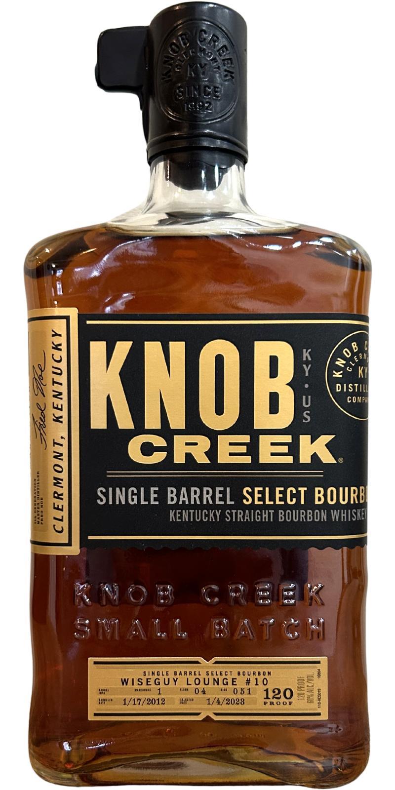 Knob Creek 2012  Single Barrel Select Bourbon