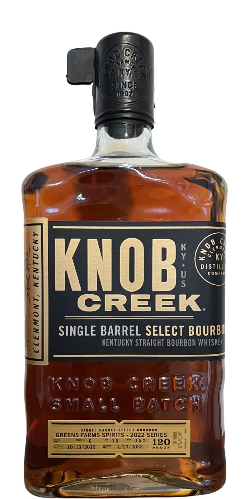 Knob Creek 2012  Single Barrel Select Bourbon