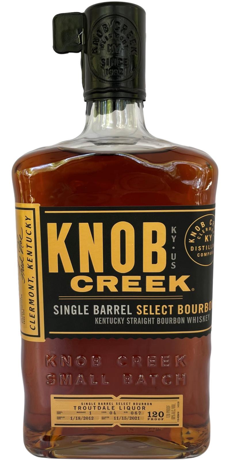Knob Creek 2012  Single Barrel Select