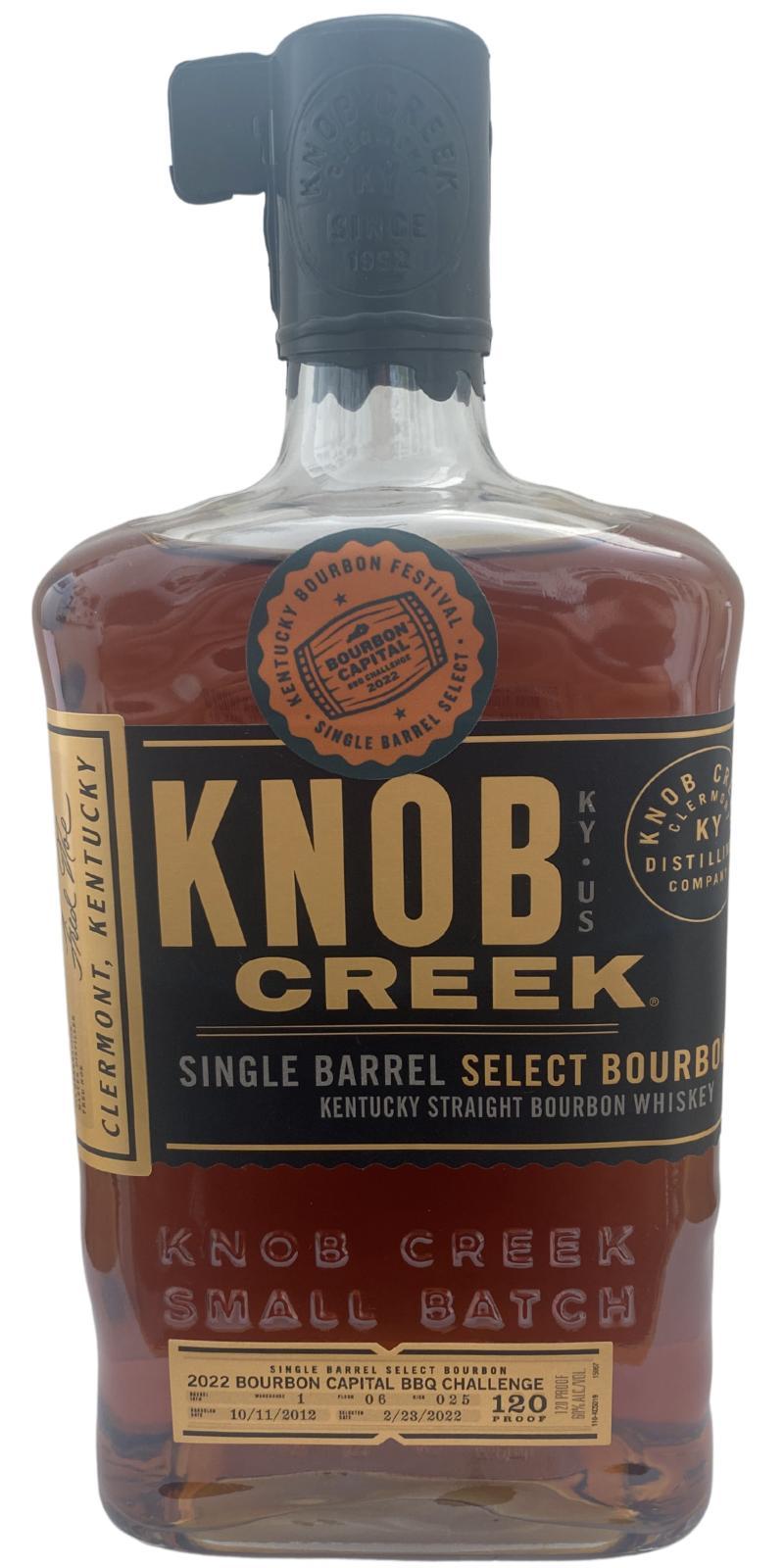 Knob Creek 2012  Single Barrel Select Bourbon