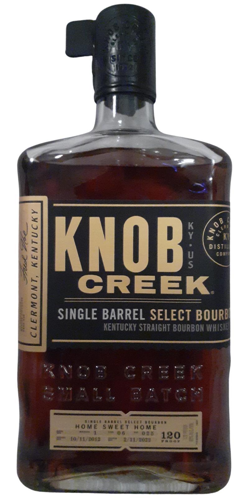 Knob Creek 2012  Single Barrel Select Bourbon