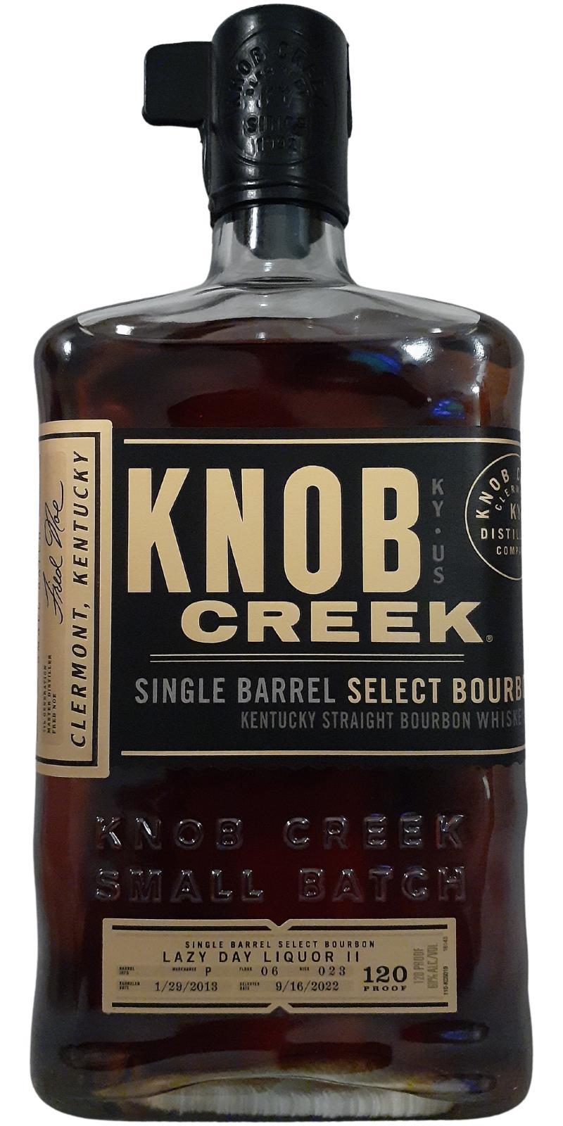 Knob Creek 2013  Single Barrel Select