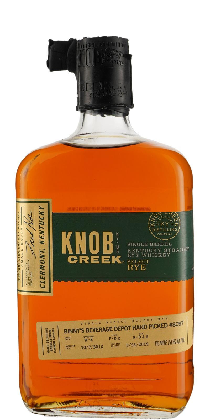 Knob Creek 2013  Single Barrel Select Rye