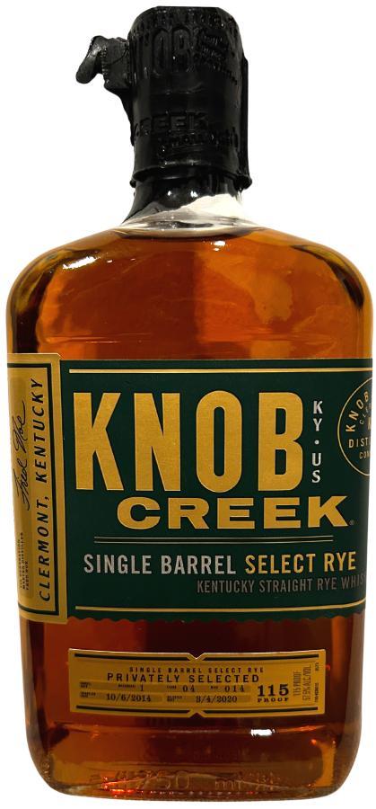 Knob Creek 2014  Single Barrel Select Rye