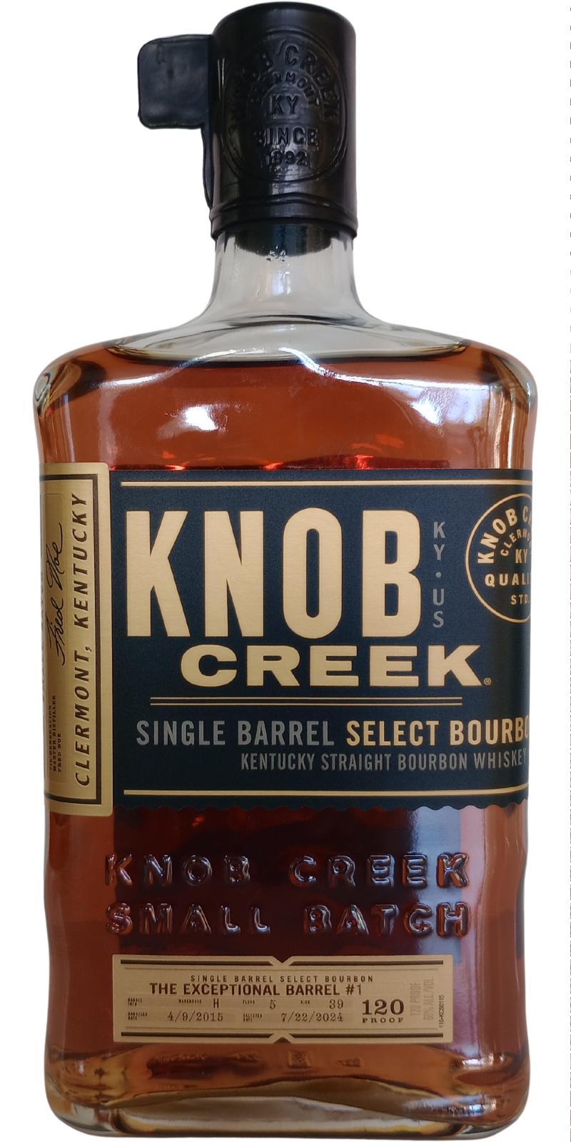 Knob Creek 2015  The Exceptional Barrel - Single Barrel Select Bourbon