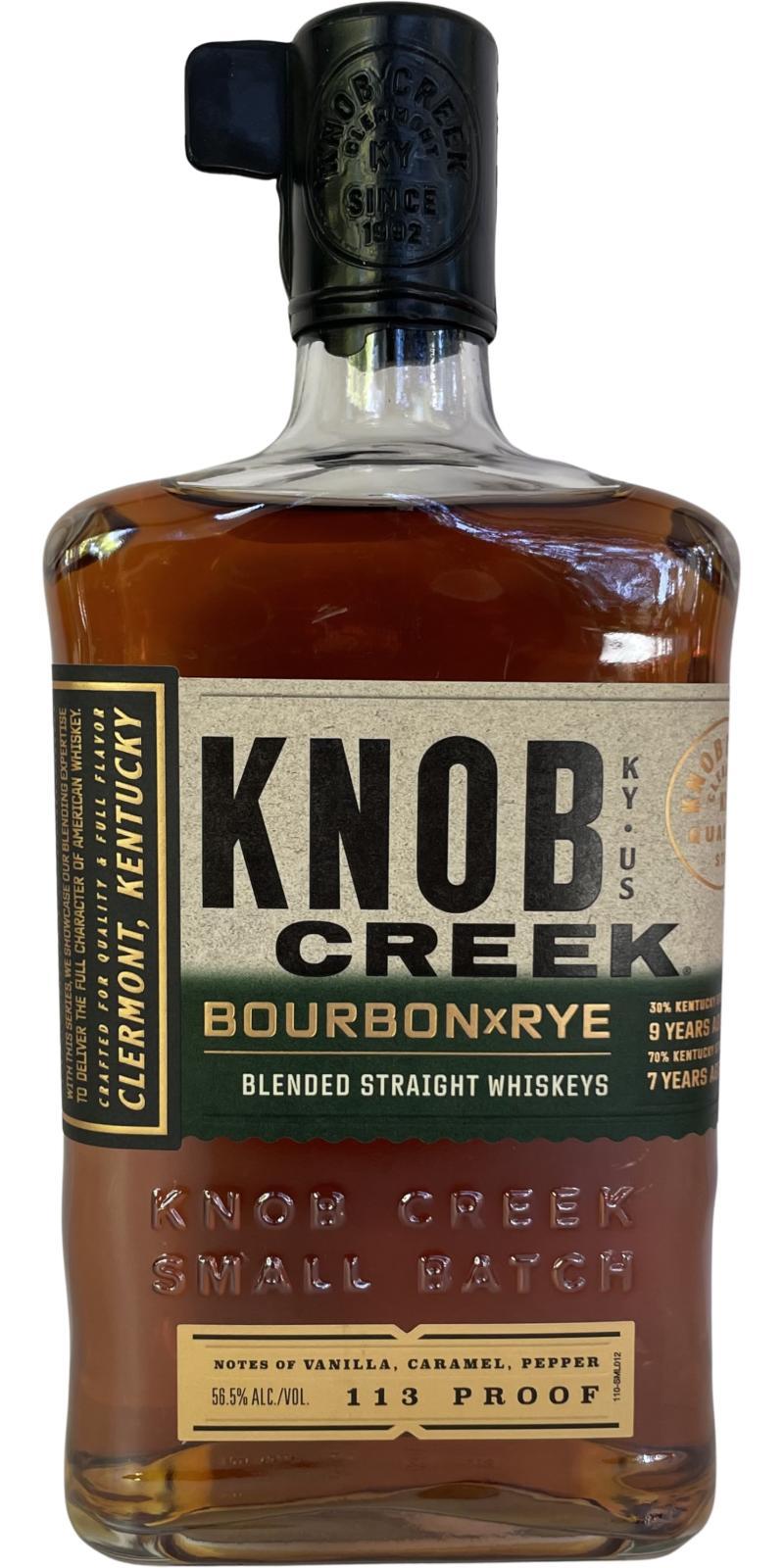 Knob Creek Bourbon x Rye  Blended Straight Whiskies