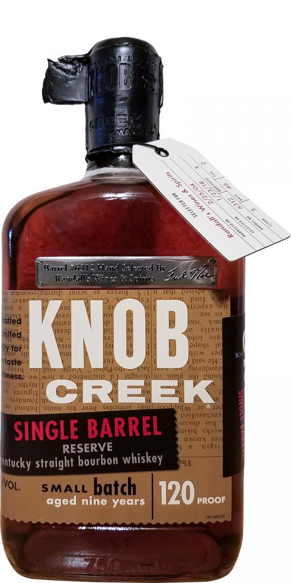 Knob Creek Single Barrel Reserve  Small Batch