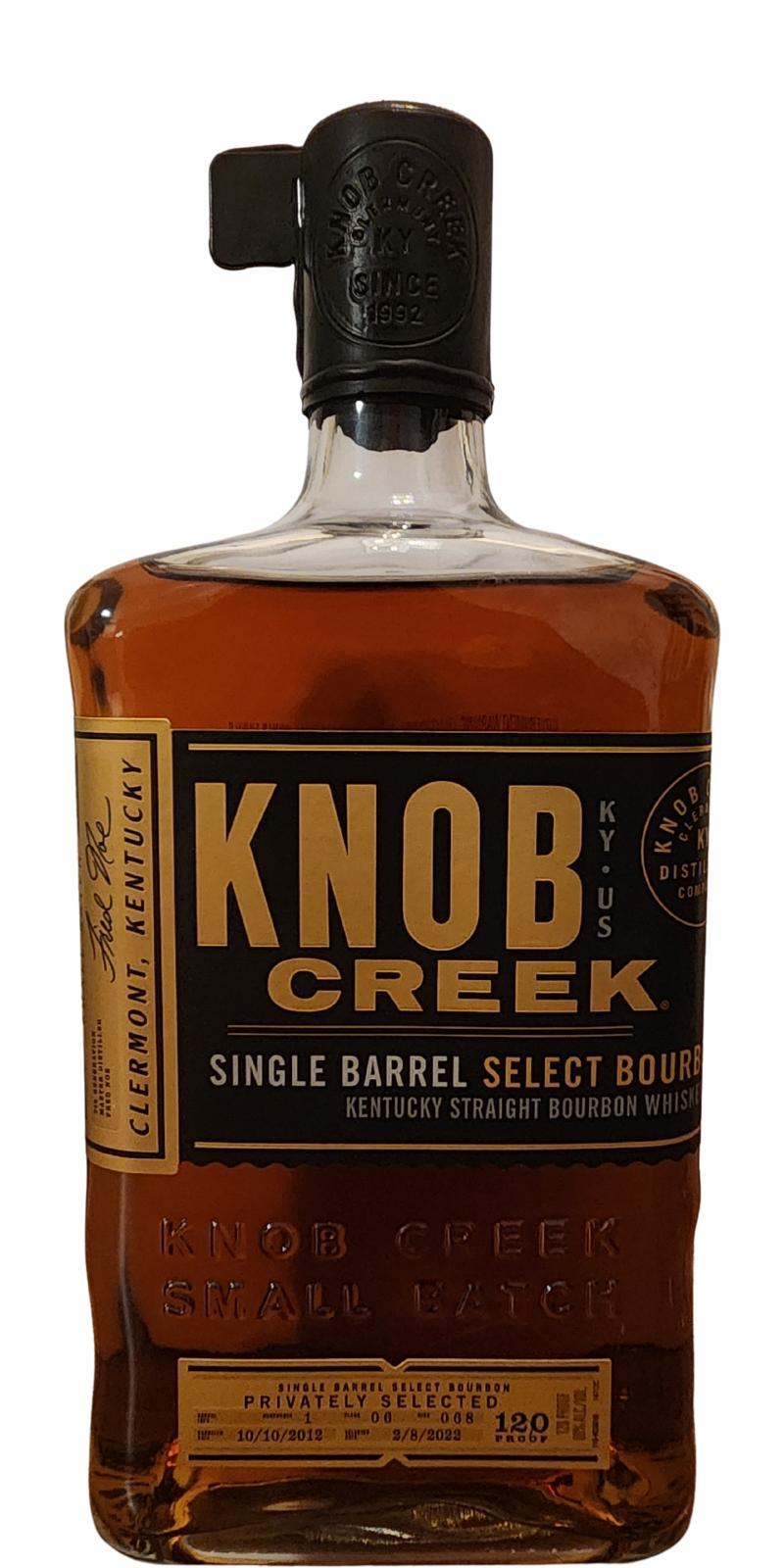 Knob Creek Single Barrel Select  Private Barrel Selection