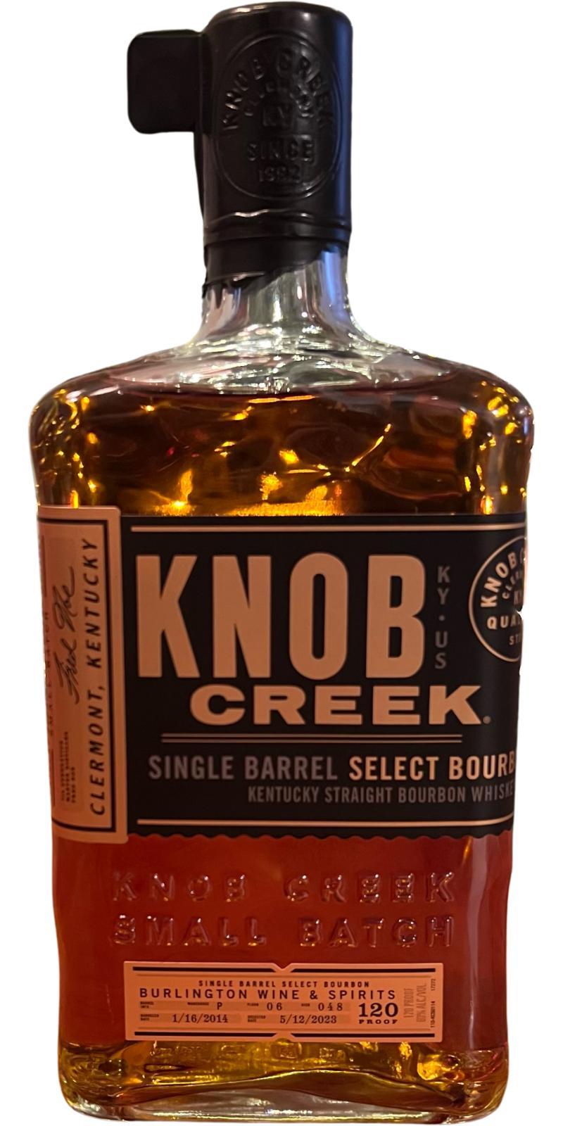 Knob Creek Single Barrel Select Bourbon