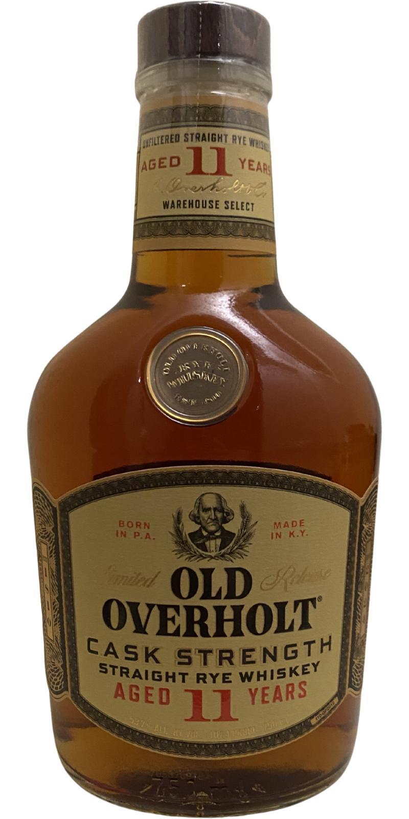 Old Overholt 11-year-old  Cask Strength