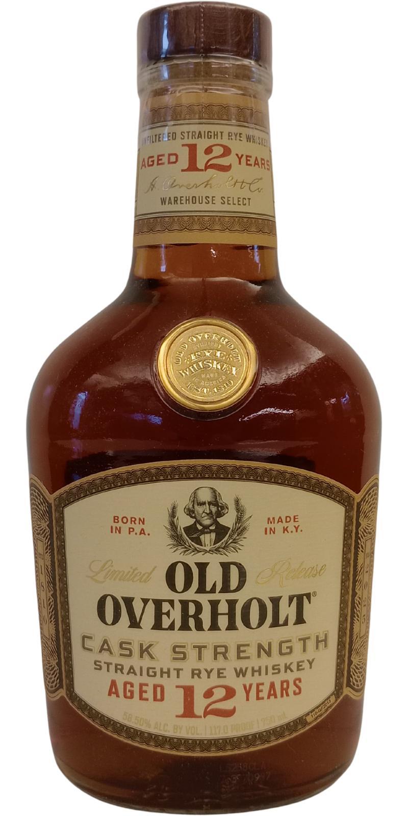 Old Overholt 12-year-old  Cask Strength - Straight Rye Whiskey
