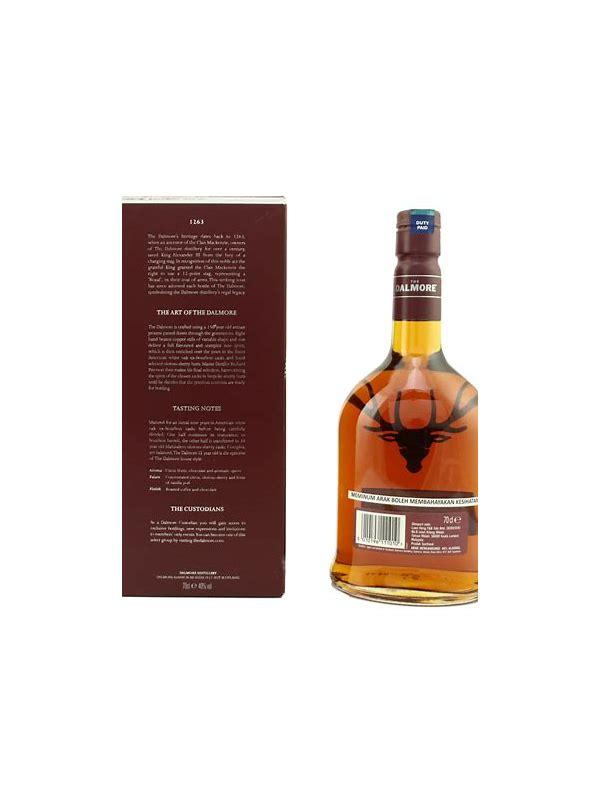 Dalmore 12-year-old  Black Label - Single Highland Malt