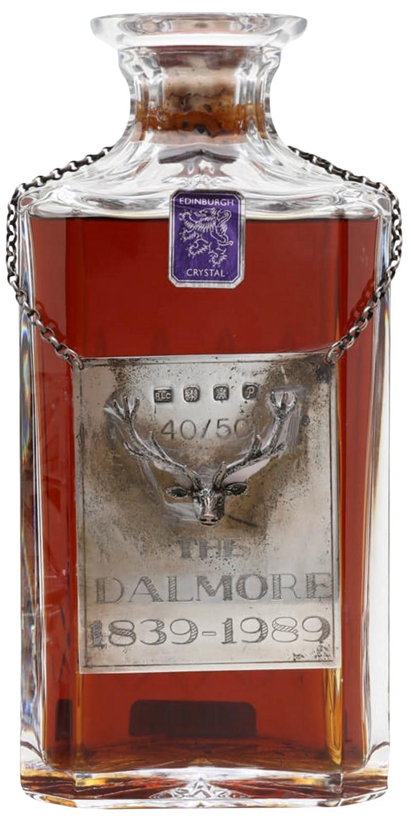 Dalmore 150th Anniversary 1839 - 1989  Cristal Decanter