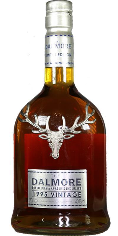 Dalmore 1995 Vintage  Distillery Manager's Exclusive