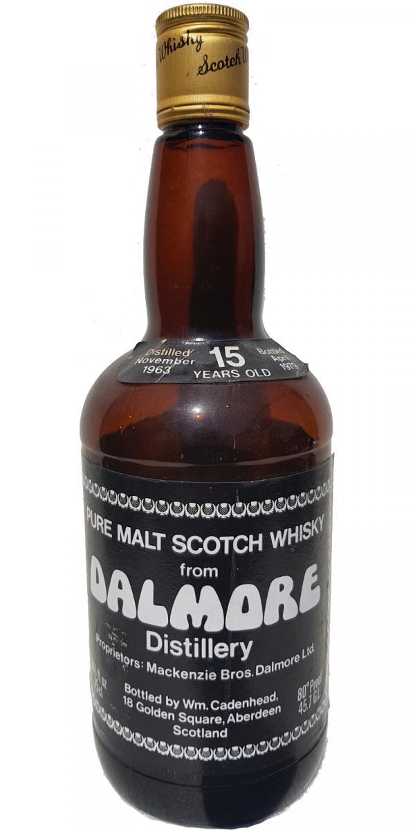 Dalmore 1963 CA  Dumpy Bottle