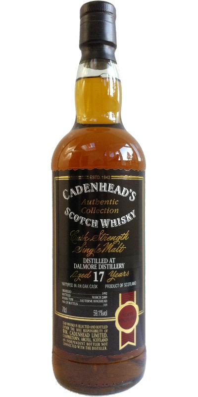 Dalmore 1992 CA  Authentic Collection